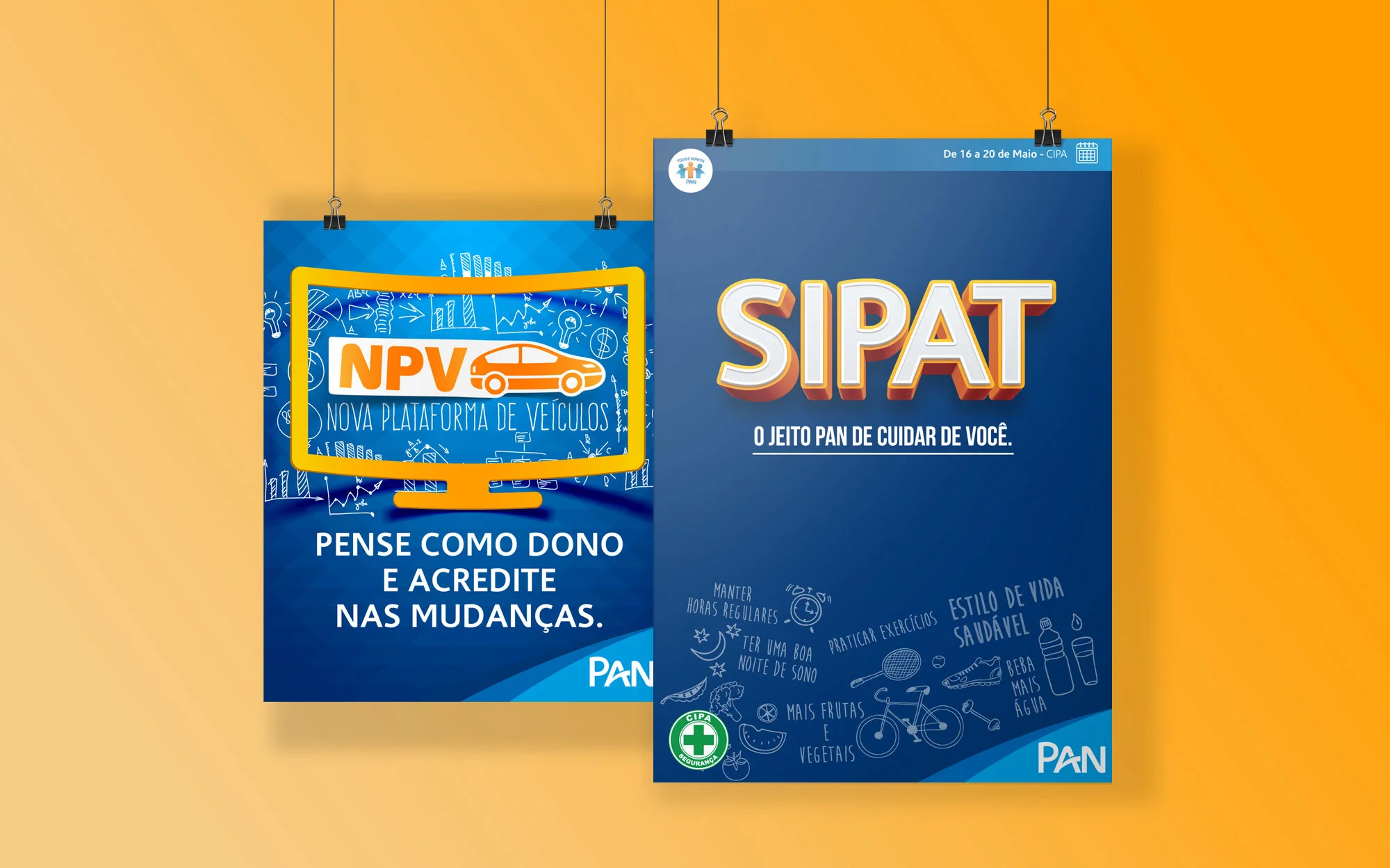 Ações de endomarketing do Banco Pan