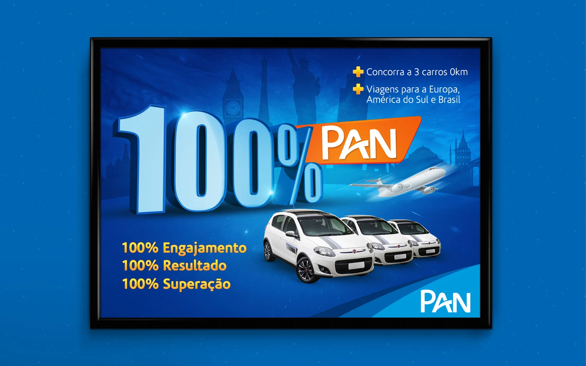 Régua de comunicação interna do Banco Pan